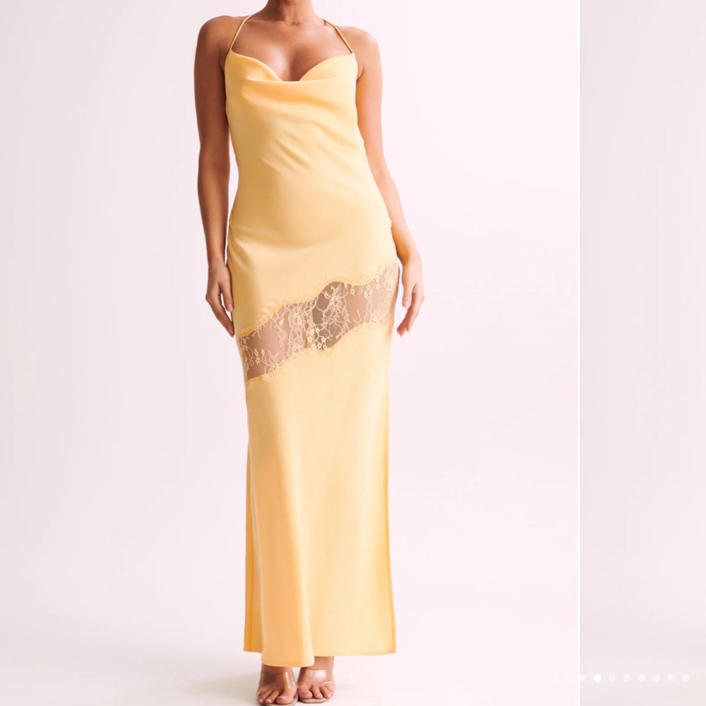 CHANDRA Maxi Dress - Meshki (Color Lemon)